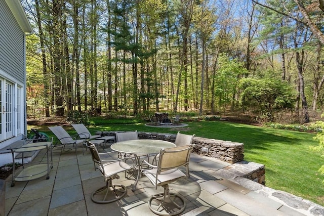view of patio / terrace with outdoor dining area