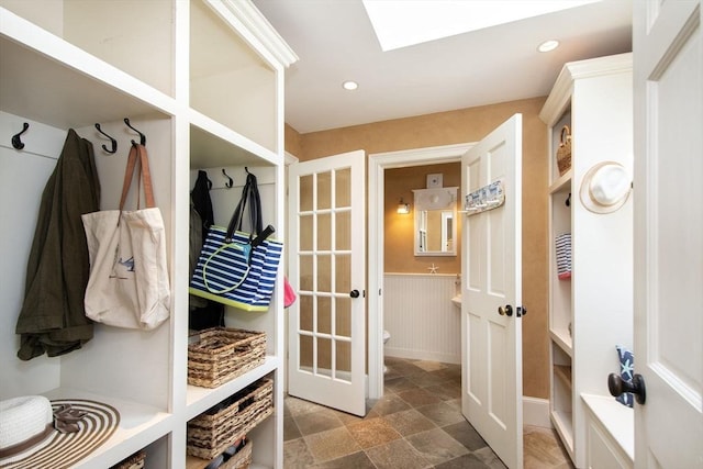 view of mudroom