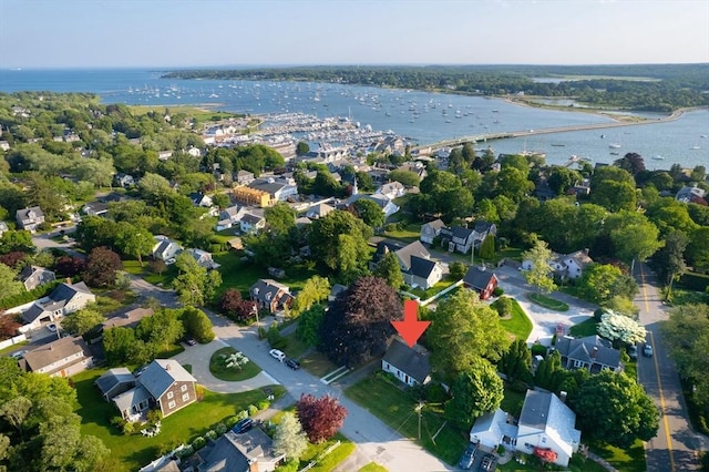 14 N Pleasant St, Dartmouth, MA 02748 - aerial view of property's location featuring a nearby body of water and a notable bridge