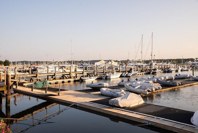 14 N Pleasant St, Dartmouth, MA 02748 - dock featuring view of marina and a water view