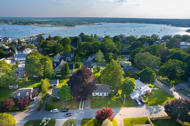 14 N Pleasant St, Dartmouth, MA 02748 - aerial view of residential area featuring a large body of water