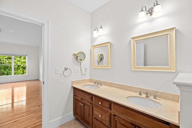 46 Walden Way Unit 46, Milford, MA 01757 - full bath with double vanity and baseboards