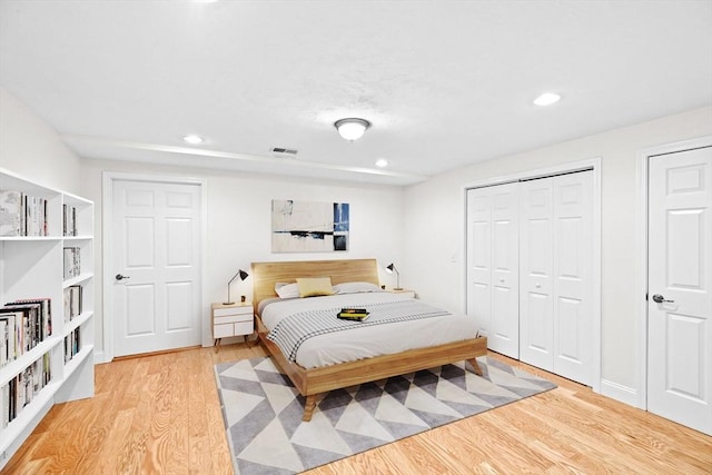 46 Walden Way Unit 46, Milford, MA 01757 - bedroom with light wood-style flooring and recessed lighting