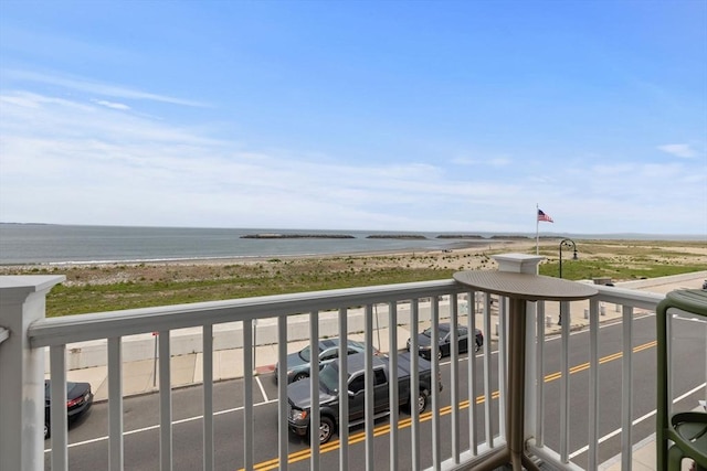 148 Winthrop Shore Dr Unit 4, Winthrop, MA 02152 - balcony with view of water and beach