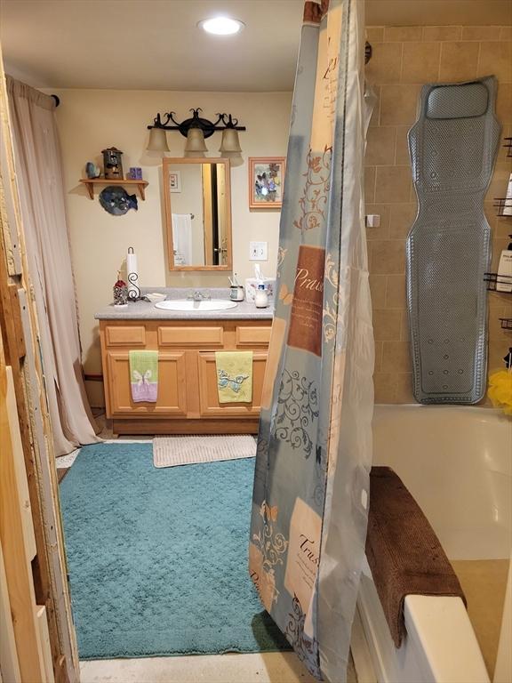 8 Laurel, Lakeville, MA 02347 - bathroom featuring vanity and recessed lighting