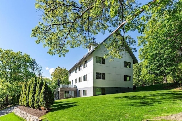 30 Whipple Rd, Lexington, MA 02420 - view of property exterior with a lawn
