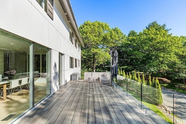 30 Whipple Rd, Lexington, MA 02420 - wooden terrace featuring outdoor lounge area