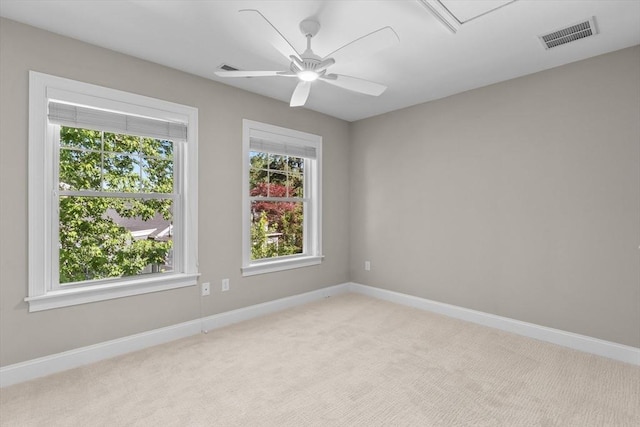 4 Emerald Way Unit 4, Salisbury, MA 01952 - spare room with light colored carpet, healthy amount of natural light, and a ceiling fan