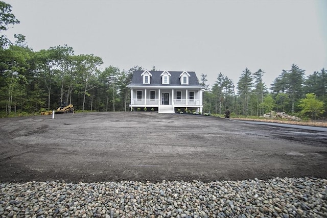 140 Tispaquin St, Middleboro, MA 02346 - view of front of property with covered porch and driveway