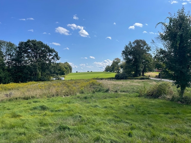 view of landscape with a rural view