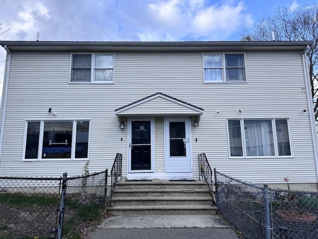 30 Wallace Cir Unit 30, Malden, MA 02148 - view of front of property featuring a fenced front yard and entry steps