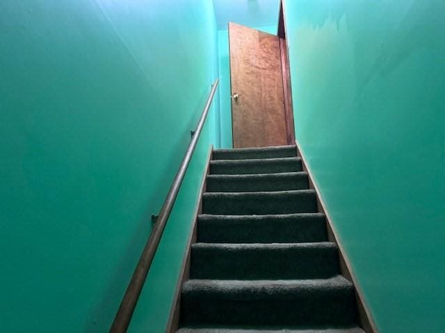 30 Wallace Cir Unit 30, Malden, MA 02148 - stairway featuring carpet floors