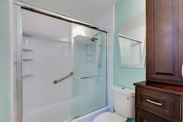 3 Concord Greene Unit 4, Concord, MA 01742 - bathroom with toilet, bath / shower combo with glass door, and vanity