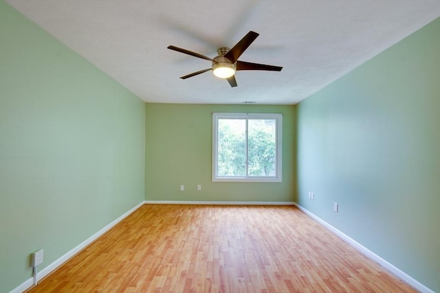 3 Concord Greene Unit 4, Concord, MA 01742 - empty room with a ceiling fan, light wood-type flooring, and baseboards