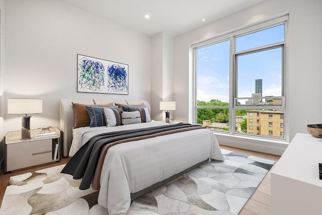 700 Harrison Ave Unit Ph-610, Boston, MA 02118 - bedroom featuring light wood finished floors and recessed lighting
