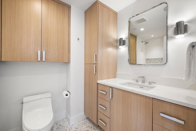 700 Harrison Ave Unit Ph-610, Boston, MA 02118 - full bathroom with toilet, baseboards, and vanity