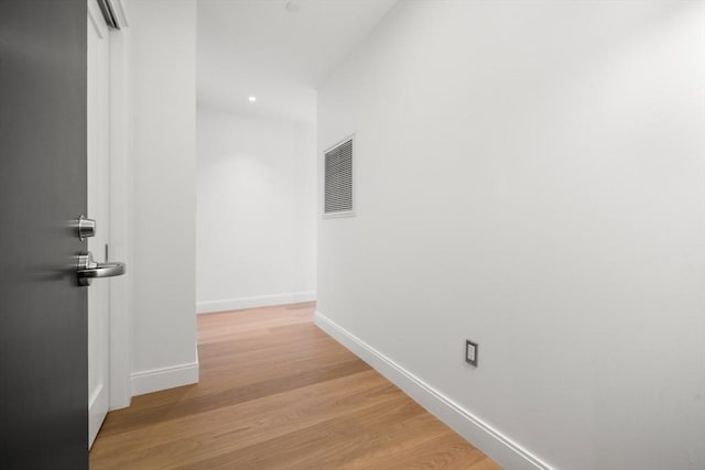 700 Harrison Ave Unit Ph-610, Boston, MA 02118 - hallway with baseboards, light wood-style floors, and recessed lighting