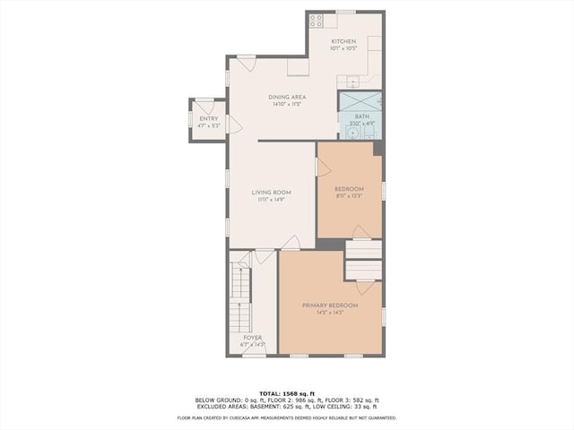 56 N Warren Ave, Brockton, MA 02301 - view of property floor plan