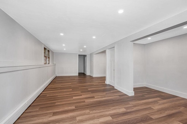 7 Washington St, Groveland, MA 01834 - basement with recessed lighting and wood finished floors
