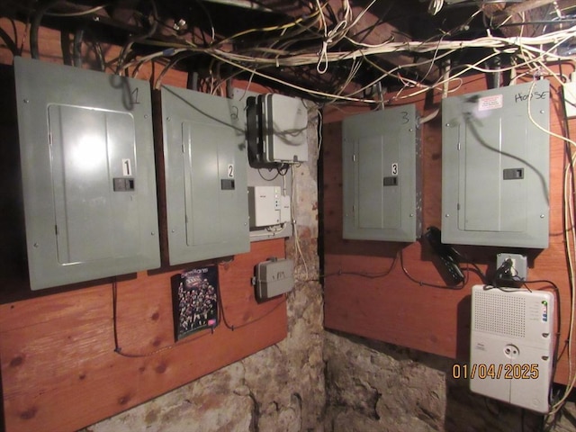 utility room featuring electric panel