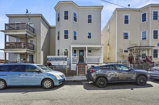 18 Lyon St Unit 2, Boston, MA 02122 - townhome / multi-family property with a porch