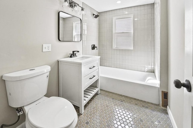 18 Lyon St Unit 2, Boston, MA 02122 - full bath featuring toilet, tub / shower combination, and vanity