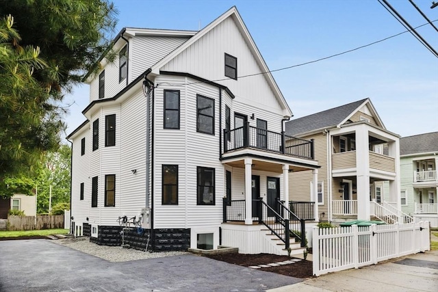 42 Bower St Unit 2, Medford, MA 02155 - view of front of house featuring a balcony