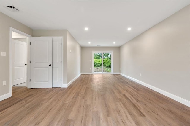 4 Bronson St, Fall River, MA 02721 - spare room with light wood finished floors and recessed lighting
