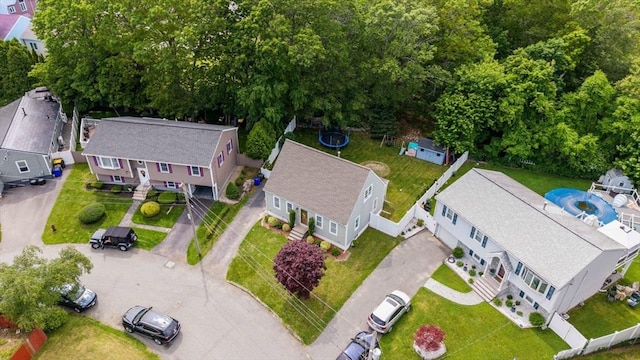 217 Hathaway Commons Rd, Fall River, MA 02720 - aerial perspective of suburban area