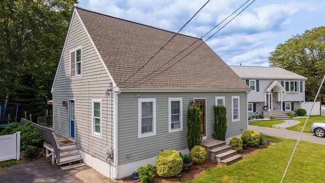 217 Hathaway Commons Rd, Fall River, MA 02720 - view of front of house with roof with shingles