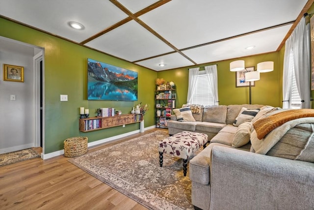 217 Hathaway Commons Rd, Fall River, MA 02720 - living room featuring wood finished floors and recessed lighting