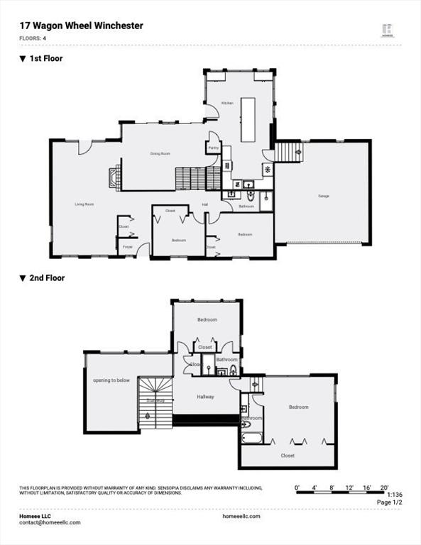 17 Wagon Wheel Rd, Winchester, MA 01890 - property floor plan