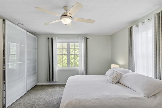 4 Quail Run Dr, Methuen, MA 01844 - carpeted bedroom with baseboards and a ceiling fan
