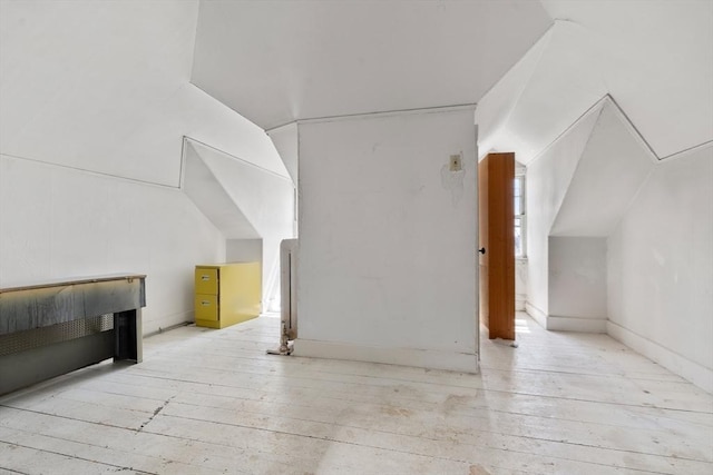 additional living space with lofted ceiling