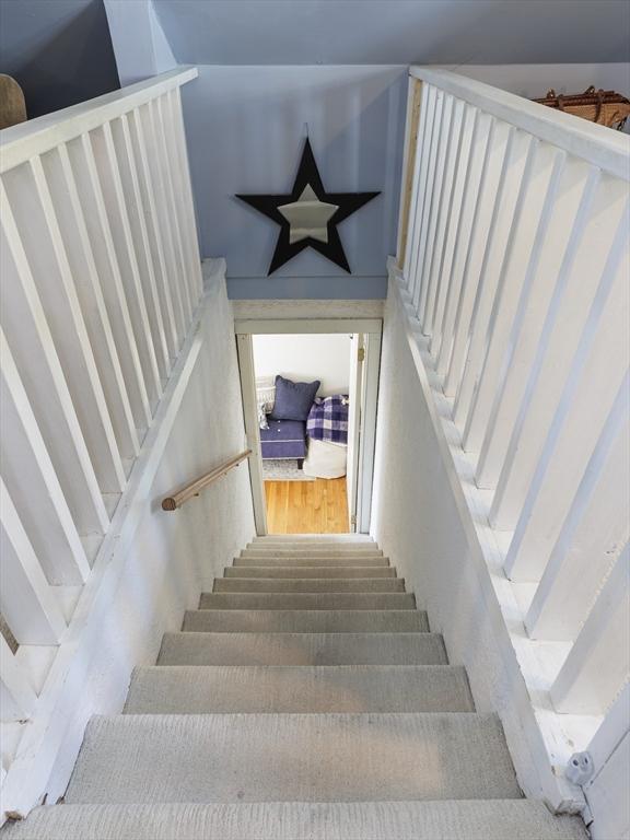 view of stairway