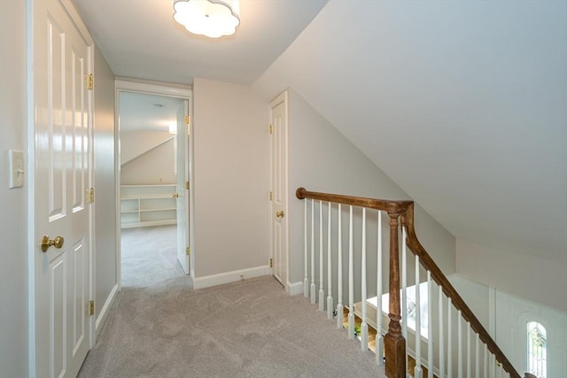6 Gilbert Rd, Natick, MA 01760 - corridor featuring carpet floors, an upstairs landing, and baseboards