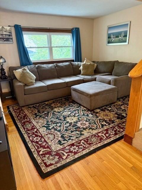 14 Pequot Rd, Weymouth, MA 02191 - living room with wood finished floors