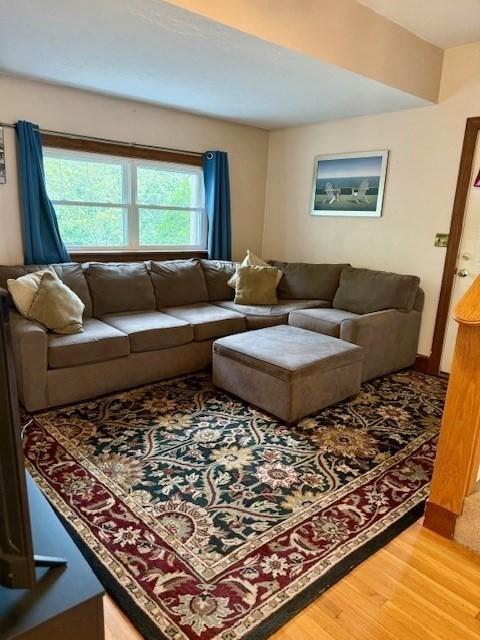 14 Pequot Rd, Weymouth, MA 02191 - living area featuring light wood-style floors