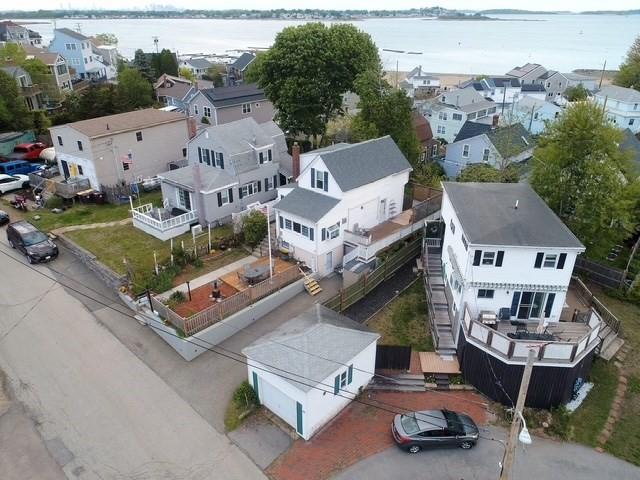 14 Pequot Rd, Weymouth, MA 02191 - aerial perspective of suburban area featuring a large body of water