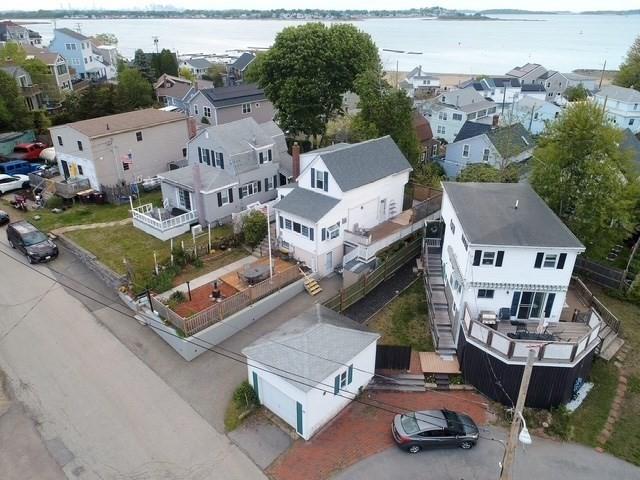 14 Pequot Rd, Weymouth, MA 02191 - aerial view of residential area with a nearby body of water