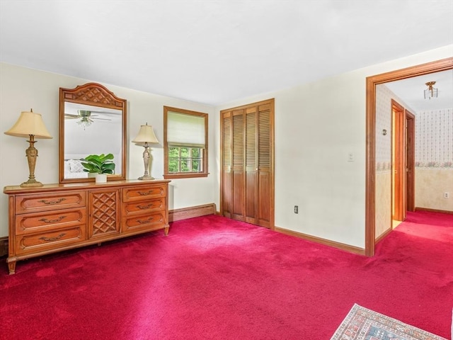 1 Winter Dr, Seekonk, MA 02771 - bedroom with carpet, a closet, and a baseboard radiator