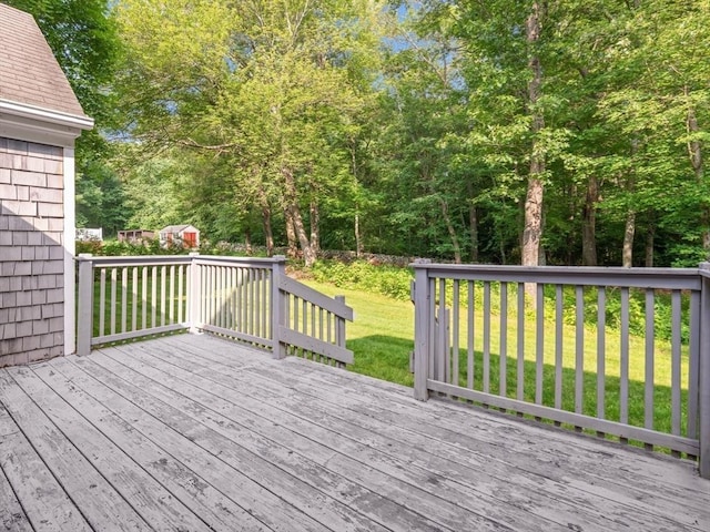 1 Winter Dr, Seekonk, MA 02771 - wooden terrace with a yard