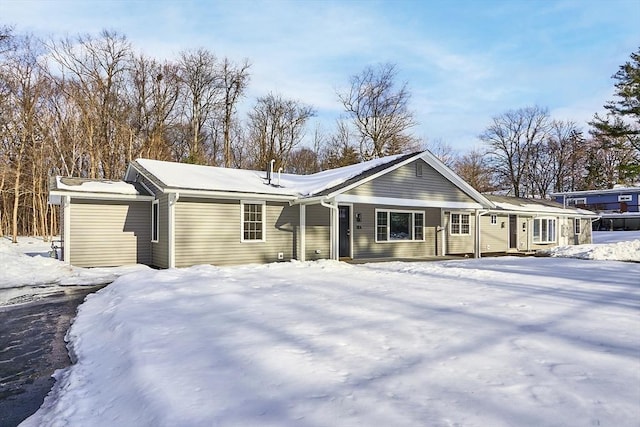 view of ranch-style home