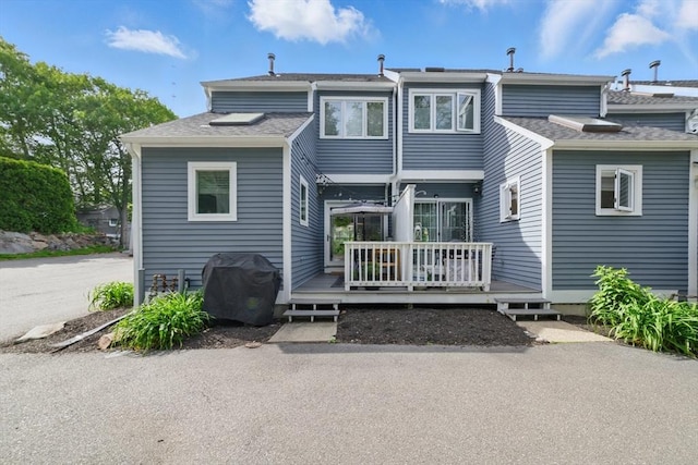 14 Turning Mill Ln Unit 14, Quincy, MA 02169 - back of property featuring a deck