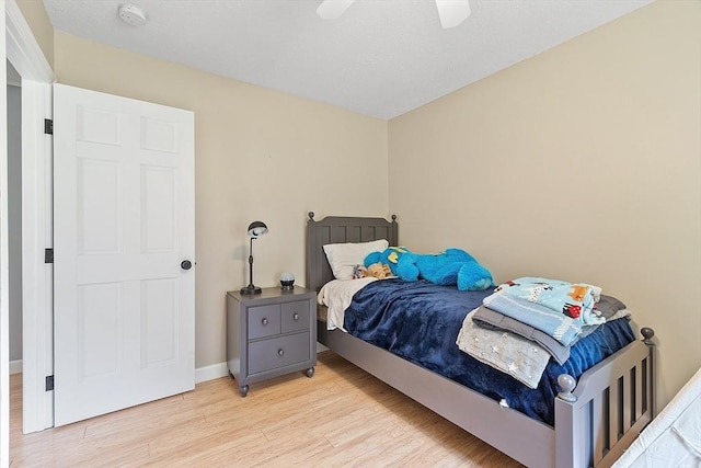 24 Joel Scott Dr, Holden, MA 01520 - bedroom featuring light wood-style flooring, ceiling fan, and baseboards