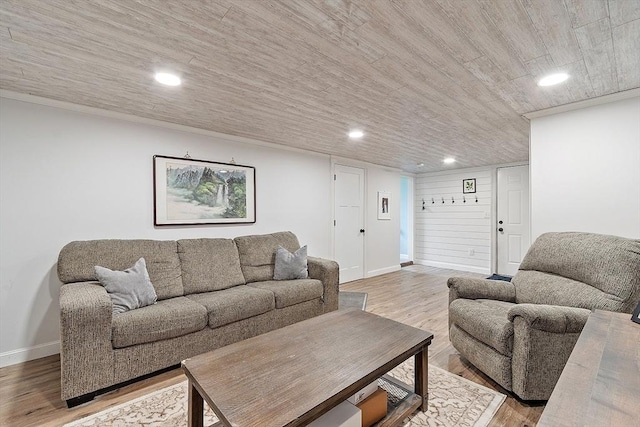 24 Joel Scott Dr, Holden, MA 01520 - living area featuring baseboards, light wood-type flooring, and recessed lighting