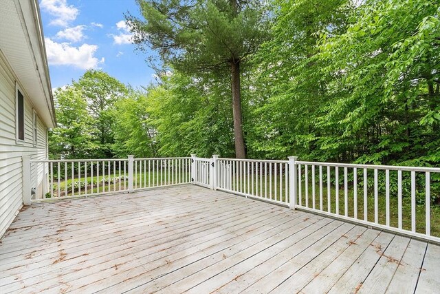24 Joel Scott Dr, Holden, MA 01520 - deck featuring view of wooded area