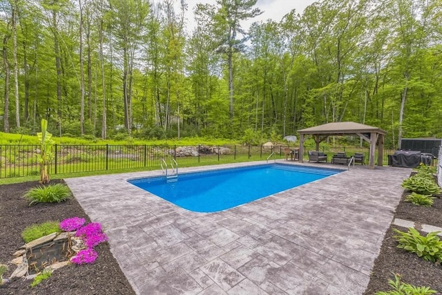 82 Sutton St, Uxbridge, MA 01569 - view of pool with a gazebo and a patio
