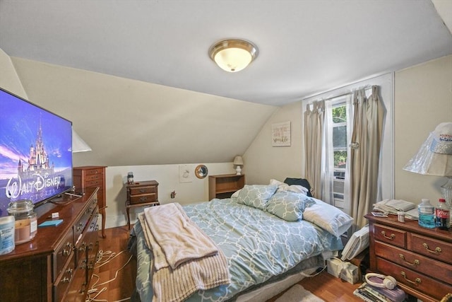 41 Endicott St, Danvers, MA 01923 - bedroom featuring wood finished floors and vaulted ceiling