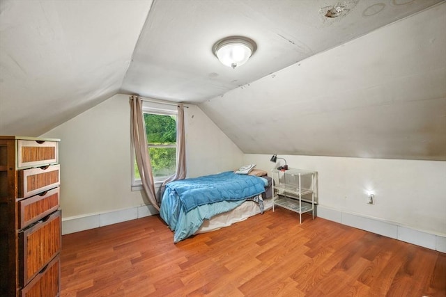 41 Endicott St, Danvers, MA 01923 - bedroom with light wood-style flooring and lofted ceiling